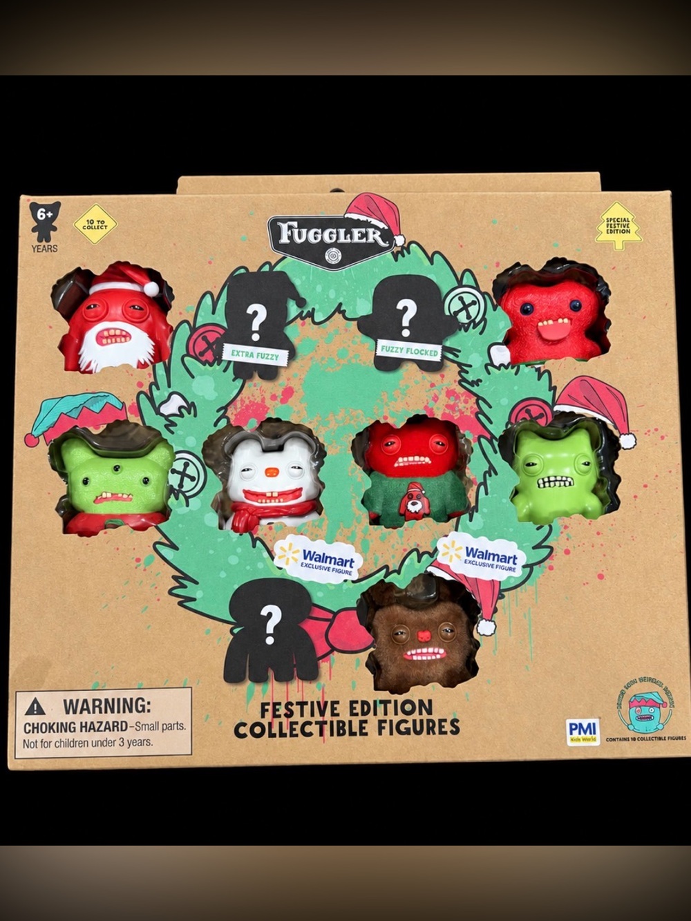 *BRAND NEW*🎄 Fuggler Fuggmas Festive Edition Collectible Figures | 10-Pack